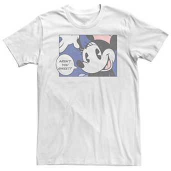 Big & Tall Disney Mickey Mouse & Friends Minnie Mouse "Aren't You Sweet?" Comic Tee
