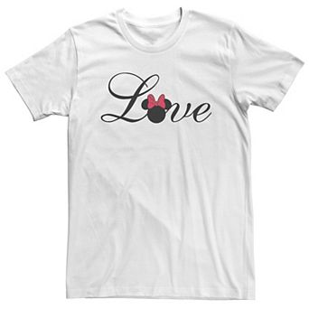 Big & Tall Disney Mickey And Friends Minnie Mouse "Love" Tee