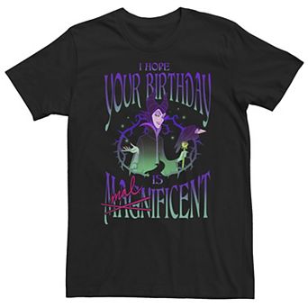 Big & Tall Disney Villains Maleficent "I Hope Your Birthday Is Maleficent" Tee