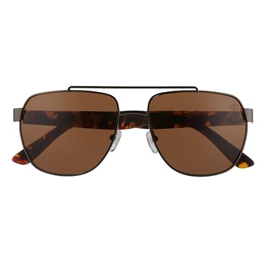 Men's Timberland 59mm Polarized Oversized Navigator Sunglasses