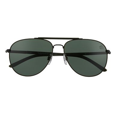 Men's Timberland 59mm Polarized Aviator Sunglasses