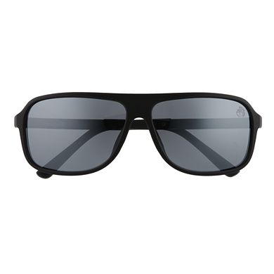 Men's Timberland 63mm Polarized Advanced Aviator Sunglasses
