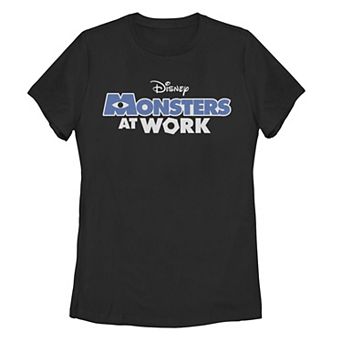 Disney / Pixar's Monsters At Work Juniors' Movie Logo Graphic Tee