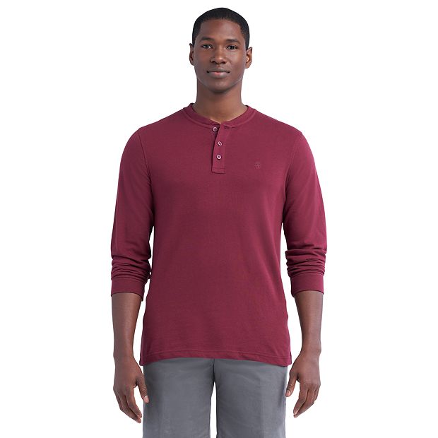 Men s IZOD Saltwater Jersey Henley Top