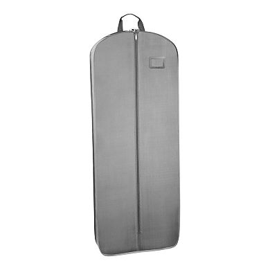 WallyBags® 60” Premium Tri-Fold Travel Garment Bag with Exterior Pocket