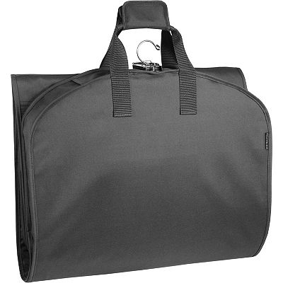 WallyBags 60 Premium Tri Fold Travel Garment Bag with Exterior Pocket