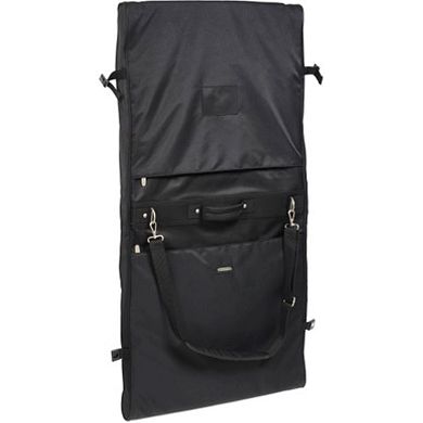 WallyBags® 45" Premium Framed Garment Bag with Shoulder Strap and Multiple Pockets