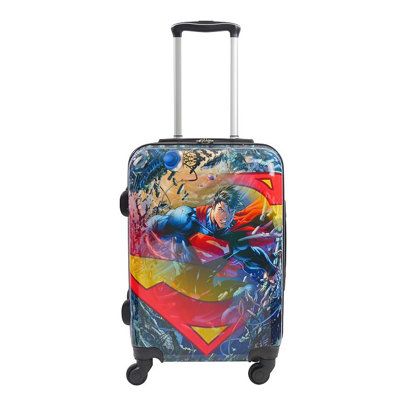 Concept One DC Comics Superman 21-Inch Carry-On Hardside Spinner Luggage, M