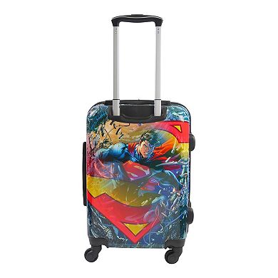 Concept One DC Comics Superman 21-Inch Carry-On Hardside Spinner Luggage