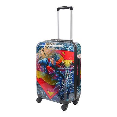 Concept One DC Comics Superman 21-Inch Carry-On Hardside Spinner Luggage