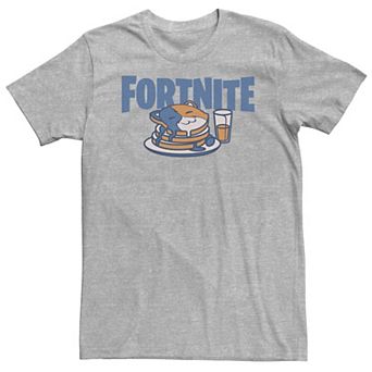 Big & Tall Fortnite Cat Pancakes Tee