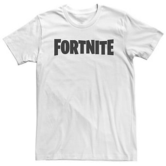 Big & Tall Fortnite Greyscale Classic Logo Tee
