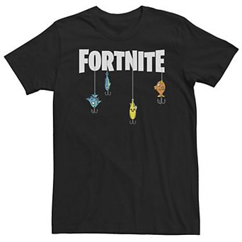 Big & Tall Fortnite Fishing Lures Logo Tee