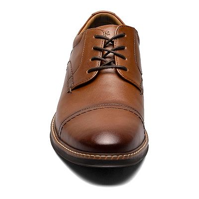 genuine calf leather men dress shoes blue and white Giovanni Mason Croco Print Leather Dress Shoes