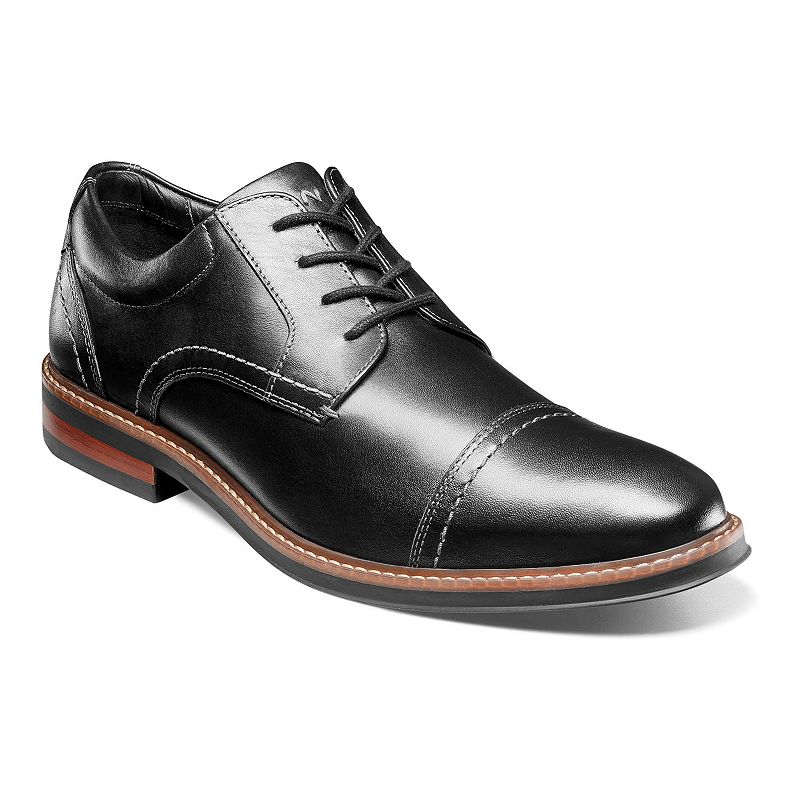 Nunn Bush® Westfield Men's Leather Cap Toe Oxford Dress Shoes, Size: 11.5, Black