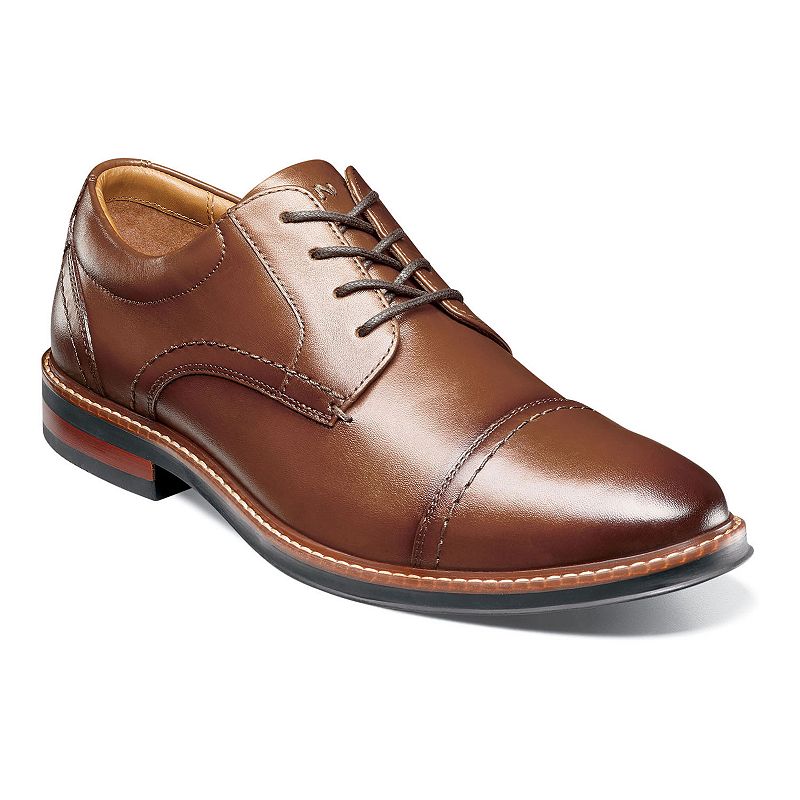 Nunn Bush® Westfield Men's Leather Cap Toe Oxford Dress Shoes, Size: 12, Red