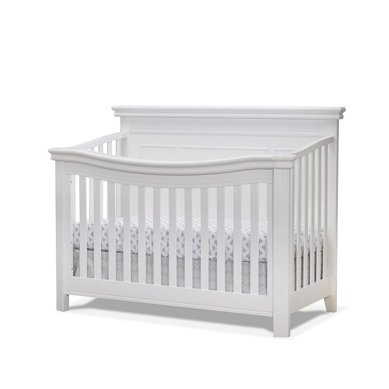 Sorelle Finley Lux Adjustable Flat Top Crib, White