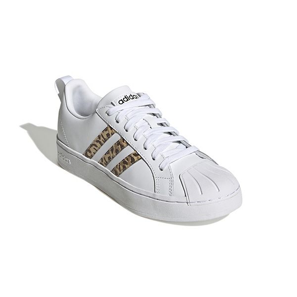 adidas grand court white black cheetah