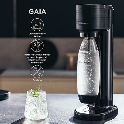 SodaStream® Black Gaia™ Sparkling Water Maker Bundle with Pepsi