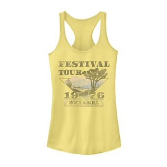 Juniors' Trendy Festival Tour Rock N Roll 1976 Triangle Scene Tank Top