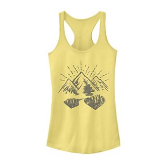 Juniors' Fifth Sun Landscape Sketch Tank Top