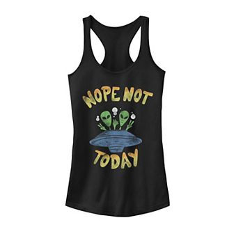 Juniors' Fifth Sun "Nope Not Today" Aliens Tank Top