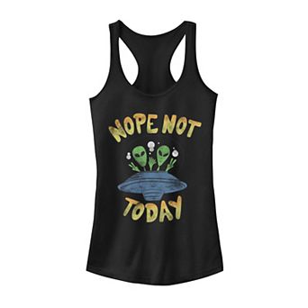 Juniors' Fifth Sun "Nope Not Today" Aliens Tank Top