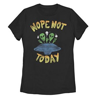 Juniors' Fifth Sun "Nope Not Today" Aliens Tee