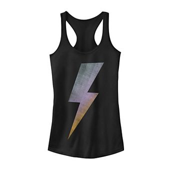 Juniors' Trendy Bold Lightning Bolt Tank Top