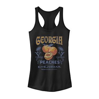 Juniors' Trendy Georgia Peaches Vintage Poster Tank Top