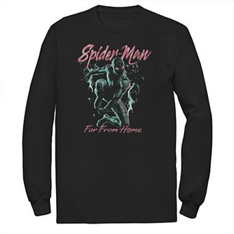 Big & Tall Marvel Spider-Man: Far From Home Stealth Suit Dark Portrait Tee