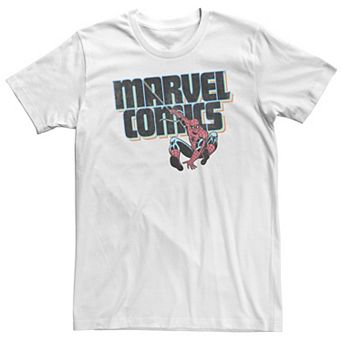 Big & Tall Marvel Comics Spider-Man Classic Web Sling Logo Tee