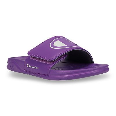 Purple champion slides on sale