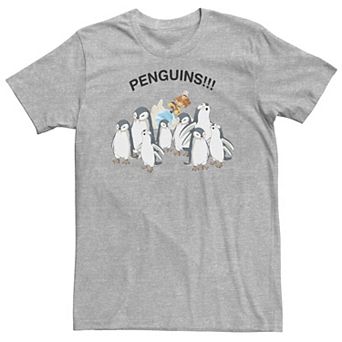 Big & Tall Nickelodeon Avatar The Last Airbender Aang "Penguins!!!" Portrait Tee