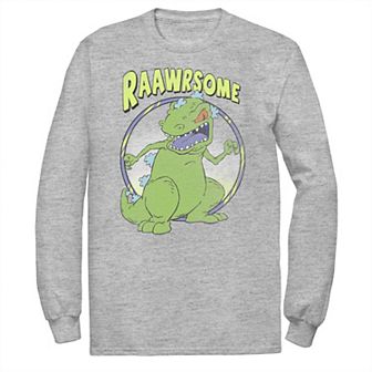 Big & Tall Nickelodeon Rugrats Reptar "Raawrsome" Circle Portrait Tee
