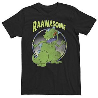Big & Tall Nickelodeon Rugrats Reptar "Raawrsome" Circle Portrait Tee