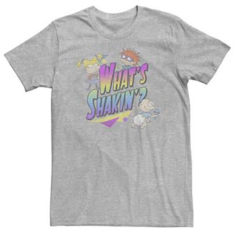 Big & Tall Nickelodeon Rugrats Vintage Neon "What's Shakin'?" Tee