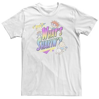 Big & Tall Nickelodeon Rugrats Vintage Neon "What's Shakin'?" Tee