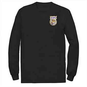 Big & Tall Nickelodeon Rugrats Group Circle Portrait Left Chest Logo Long Sleeve Tee
