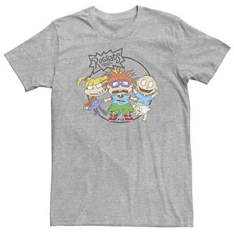 Big & Tall Nickelodeon Rugrats Chuckie Tommy & Angelica Logo Tee
