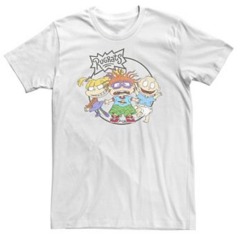 Big & Tall Nickelodeon Rugrats Chuckie Tommy & Angelica Logo Tee