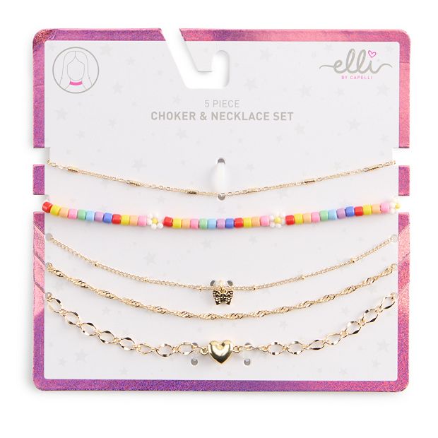 Girls Elli by Capelli 12-Piece Tattoo Choker Set