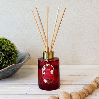 apple tobacco diffuser Sonoma Goods For Life Apple Spice Reed Diffuser 12-piece Set, Multicolor