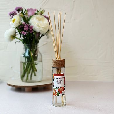 Sonoma Goods For Life White Peach & Mango Reed Diffuser 9-piece Set
