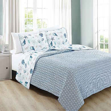 Madelinen® Bali Collection Coastal Quilt Set with Shams