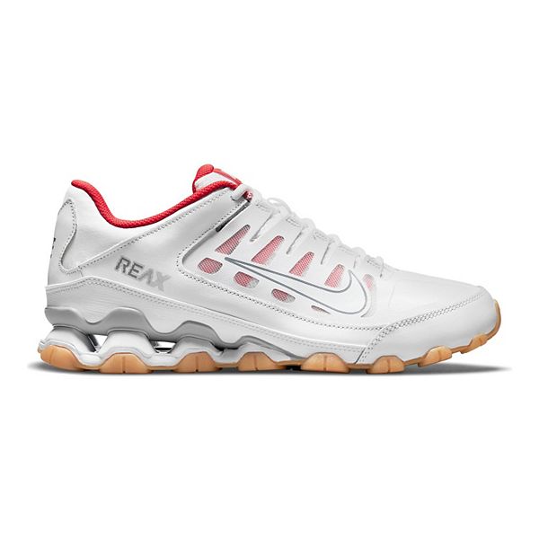 nike reax gray and red