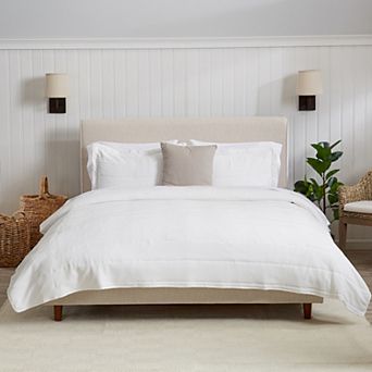 Madelinen® Ellie Textured Striped Quilt Set with Shams