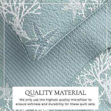 Madelinen® Fenwick Coastal Quilt Set with Shams