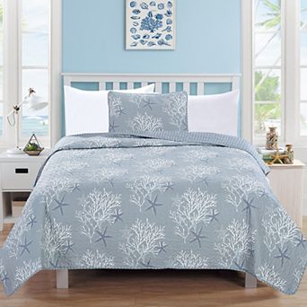 Madelinen® Fenwick Coastal Quilt Set with Shams