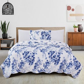 Madelinen® Jacqueline Collection Quilt Set with Shams